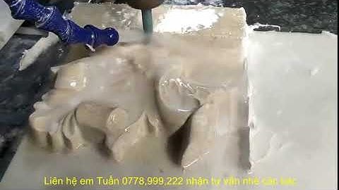 hoa lá tây đục bằng máy cnc, mua máy đục đá, bán máy đục đá, máy đục đá giá rẻ