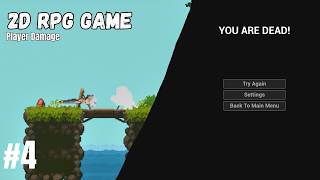 How To Make A 2D RPG Game in Unreal Engine 5 - Player Damage & Death Screen