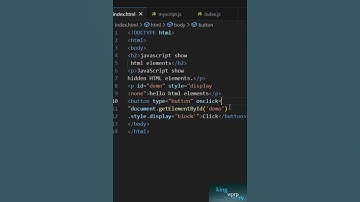 javascript show html element #webdevelopment #coding #code #javascript #code #html #java #python