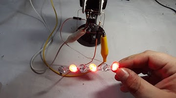 NE555 Entegreli Animasyonlu Basit  Led Flaşör Devresi