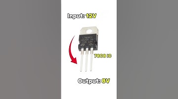 7808 Voltage regulator IC || 12V-8V converter #ytshorts #shorts #experiment