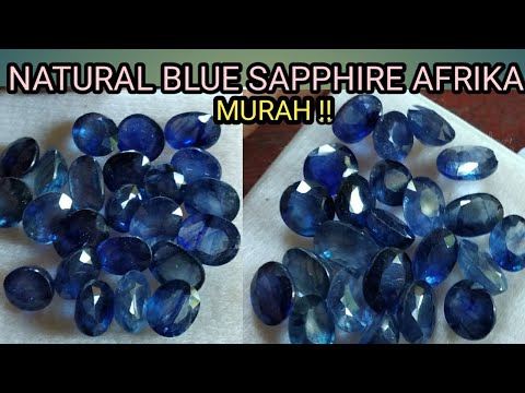 Nilam biru - blue sapphire. 