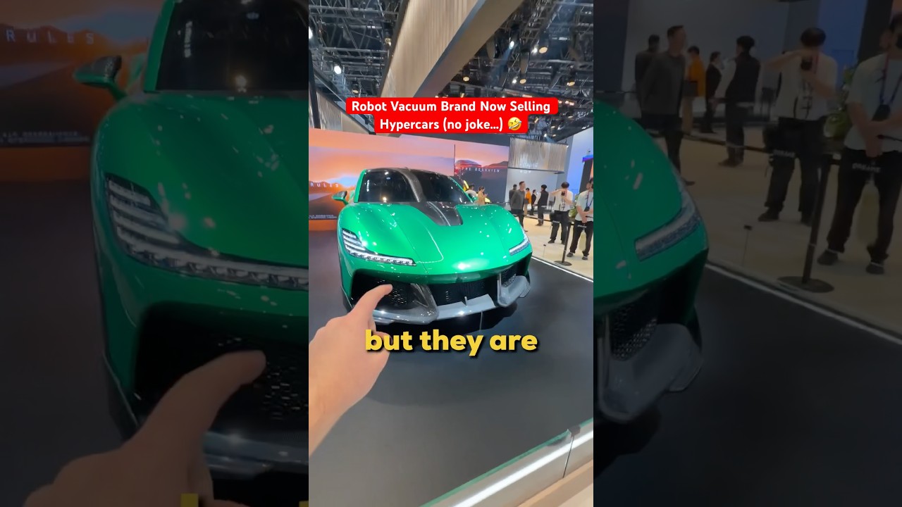 Robot Vacuum Brand NOW MAKES HYPERCARS 🤣