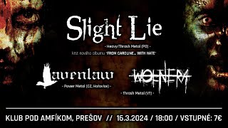 SLIGHT LIE - "Krst albumu, 16.3.2024" (vlog)