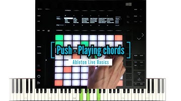 Chord shapes on Ableton Push