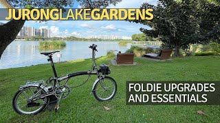 FOLDING BIKE UPGRADES AND ESSENTIALS feat. Jurong Lake Gardens | Singapore