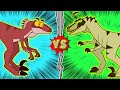 Dinosaur Battleground - 4 | Velociraptor VS Megaraptor | Funny Dinosaur Kids Show | I'm A Dinosaur