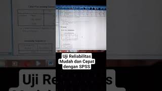 uji Reliabilitas Mudah dan Cepat dengan SPSS