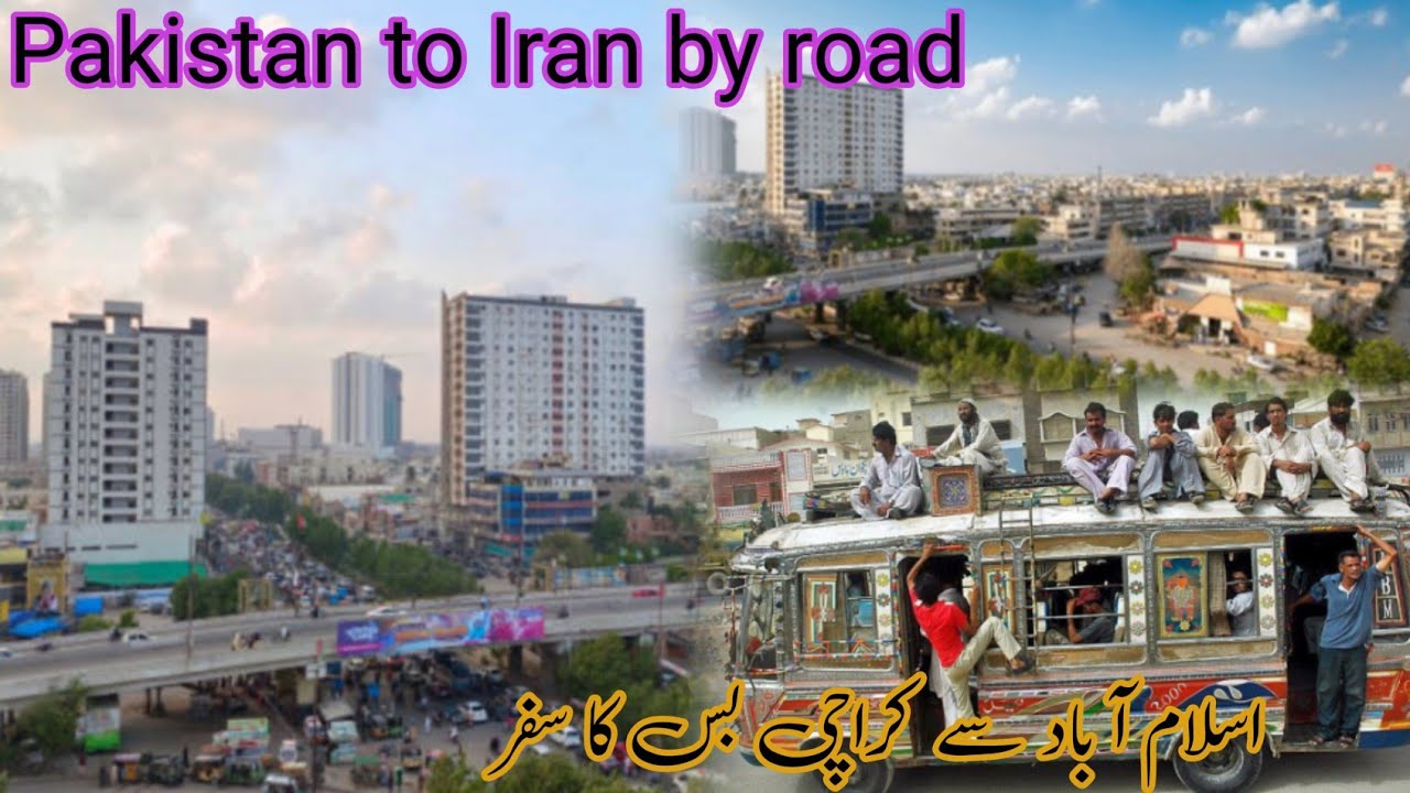 Pakistan to Iran by road | Islamabad to krachi by bus 🚌 | travel velog | amir kashmiri