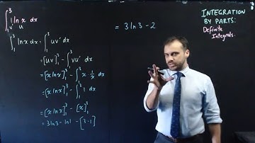 Integration by parts: Definite Integrals