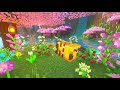 Minecraft Cherry Blossom Lake Ambience with Lofi Mix