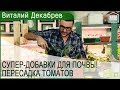 СУПЕР-ДОБАВКИ ДЛЯ ПОЧВЫ! Как приготовить СУПЕР-ГРУНТ для пересадки томатов?