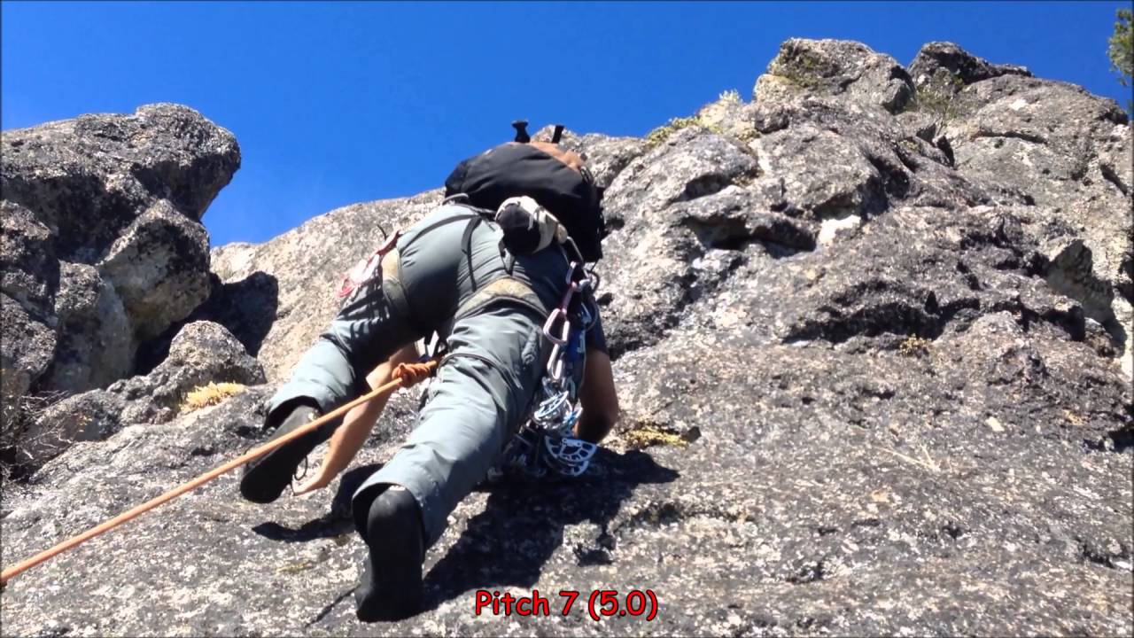Rock Climbing on Peregrine Traverse, 10 October 2015