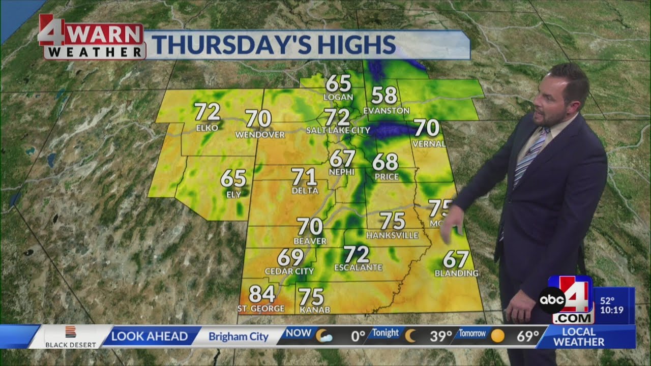 Warmer temperatures coming before active weather next week - YouTube
