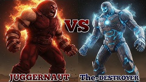 Juggernaut vs. The Destroyer – The Unstoppable Force vs. The God-Forged Machine