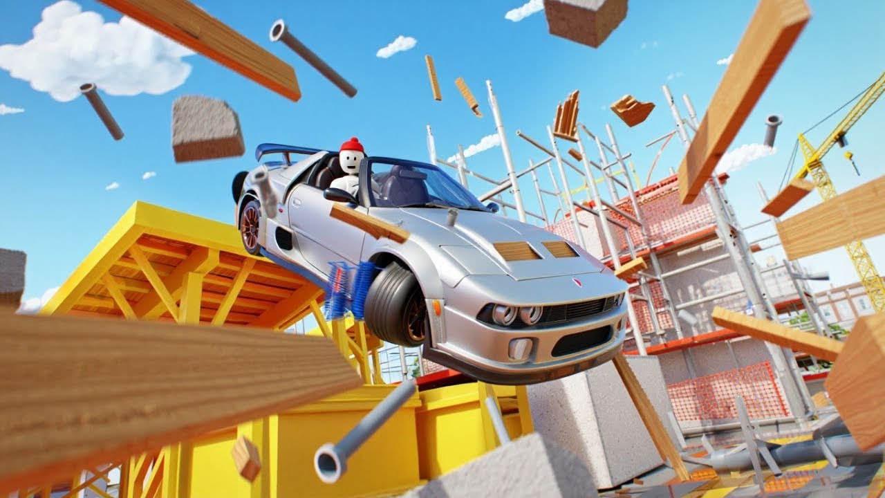 Sky Jump Rider #jumpin car #games# jumping - YouTube