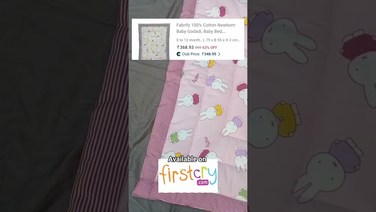 cotton baby Mattress available on FirstCry