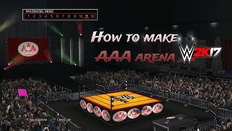 How to make AAA arena WWE 2K17 PS3/Xbox 360 + LOGOS.DAT
