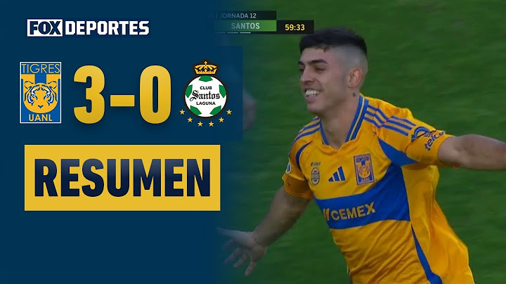 🐯💪 GOLEADA PARA GUIDO PIZARRO | Tigres 3-0 Santos | HIGHLIGHTS | Liga MX