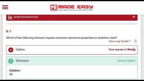 Basics of Material Science and Engineering  ESE  2019 Made Easy test series