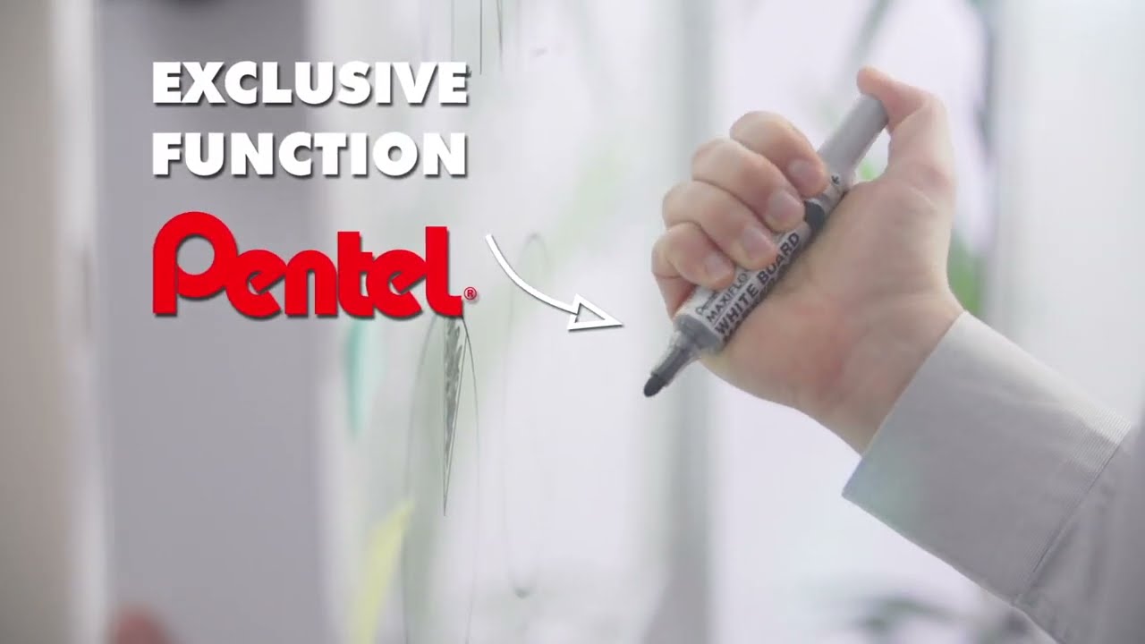 Ink replenishment with the Maxiflo Whiteboard Marker from Pentel! 