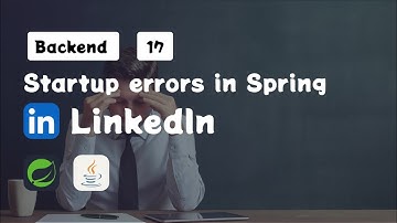 This One Startup Error in Spring Boot (Bean Creation Failure)