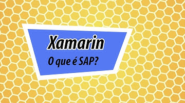 Curso de Xamarin: O que é SAP? - Aula Demonstrativa