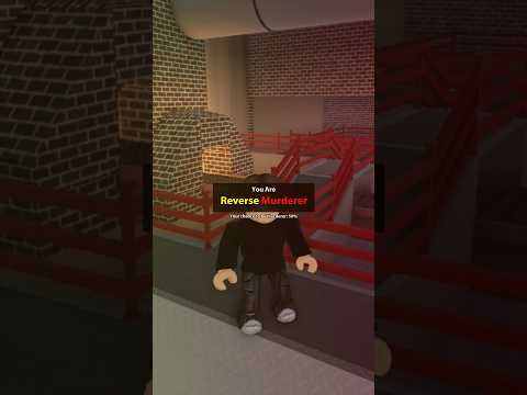 Reverse Murderer in Murder Mystery 2.. 😂 #roblox #shorts #murdermystery2 #mm2roblox