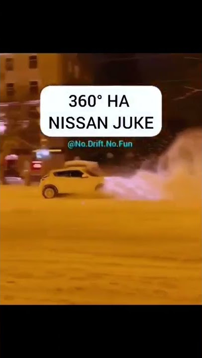 Nissan Juke Drift 360° na neve. #rells #nissan #nissanjuke #snow #drift #360 #juke #shorts #cars