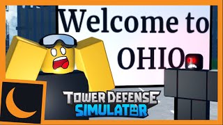 TDS Towers go to OHIO PART 2! Moon Animation, Only in Ohio Meme. Tower Defense Simulator (Roblox)