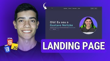 Como Criar uma SIMPLES LANDING PAGE com HTML, CSS e JAVASCRIPT