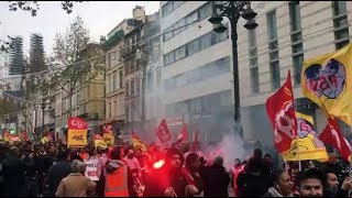 Marseille  : plusieurs milliers de manifestants réunis contre la réforme des retraites