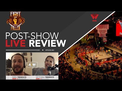 Wrestleview Live #61: AEW Fight For The Fallen Results and Review