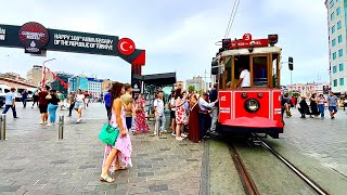 🇹🇷4K WELCOME TO ISTANBUL | THE PLACE WHERE EAST MEETS WEST | WALKING TOUR AUGUST 2024 💃🏼🔥❤️