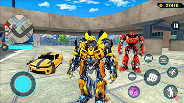 Bumblebee Robot Car Transformer Game #14 | Optimus Prime Career Mode | Android Gameplay