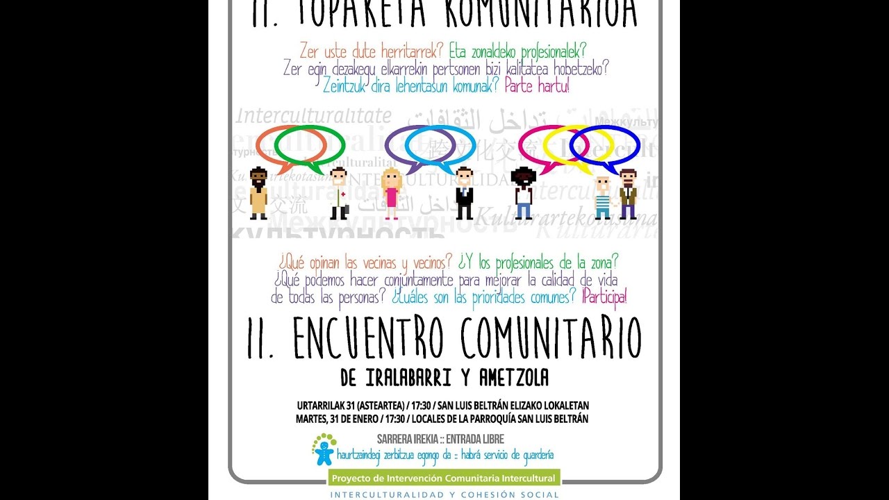 Iralabarri eta Ametzolako II. Topaketa Komunitarioa