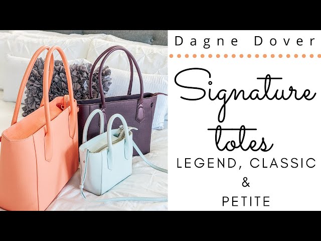 Brand New Dagne Dover SIGNATURE TOTE Classic, Evergreen Green Fashion  Office