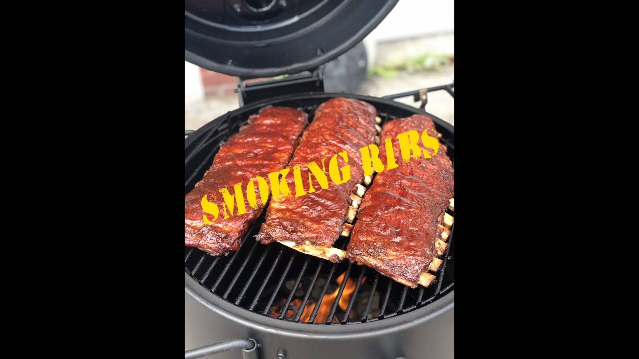 Smoking Ribs in The Oklahoma Joe Pit Barrel YouTube