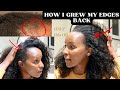 How to grow edges back with only one powerful oil  how to grow bald spot