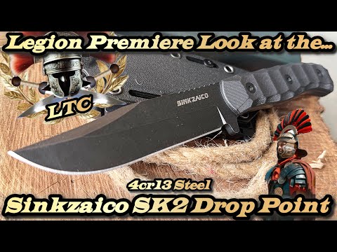 Legion Premiere of the Sinkzaiko SK2 Drop Point in 4cr13 Steel