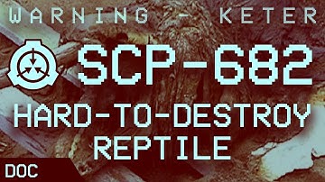 SCP-682 - "Hard-to-Destroy Reptile" : Object class - Keter ❗ (by Max Lombardi)