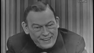 Fred Allen moments on What&#39;s My Line?