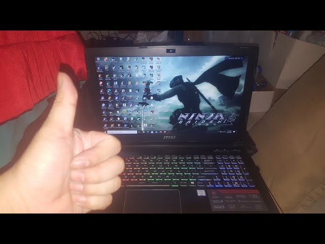 How to Disassemble Reassemble and Clean A Gaming Laptop MSI VR