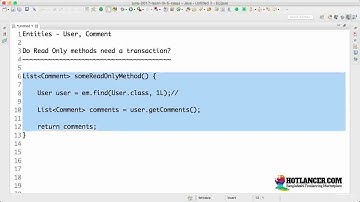 076 FAQ 3   Do read only methods need a transaction