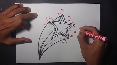 How to Draw Shooting Star - Easy Step by Step Drawing Tutorial for All Ages.