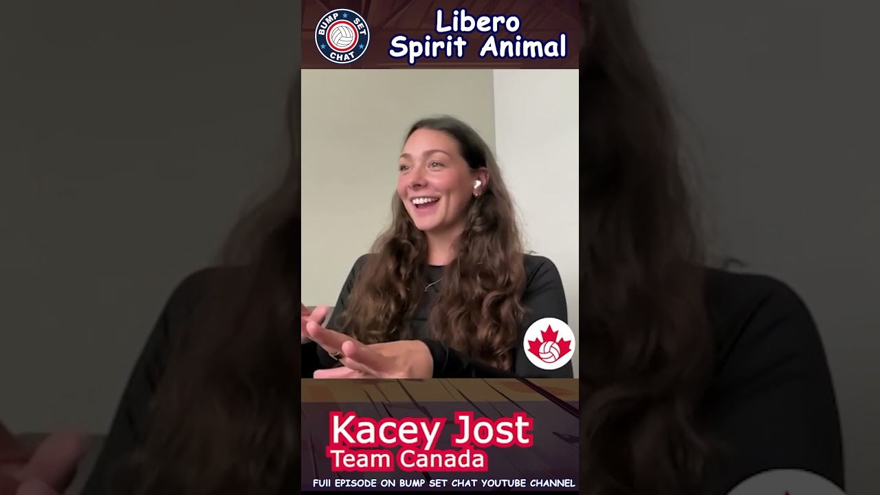 Team Canada's Libero and what the sprirt animal of a Libero is! Kacey Jost