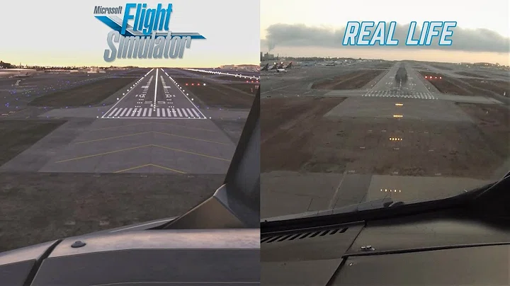 Permanent Link to Microsoft Flight Simulator 2020 vs. Real Life at Los Angeles LAX | A320 Cockpit Side by Side
