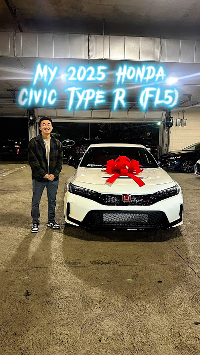 My brand new 2025 Honda Civic Type R (FL5)#honda #civic #typer #civictyper #fl5 #k20 #newcar #shorts
