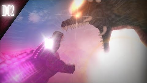Godzilla 2024 evolved vs Space godzilla Dc2 animation