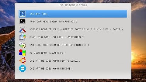 Hướng dẫn sử dụng usb hdd boot: tạo usb boot chuẩn uefi và legacy